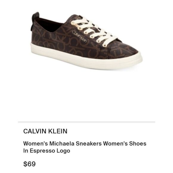 Calvin Klein® Michaela Signature Logo Sneakers - Picture 9 of 9